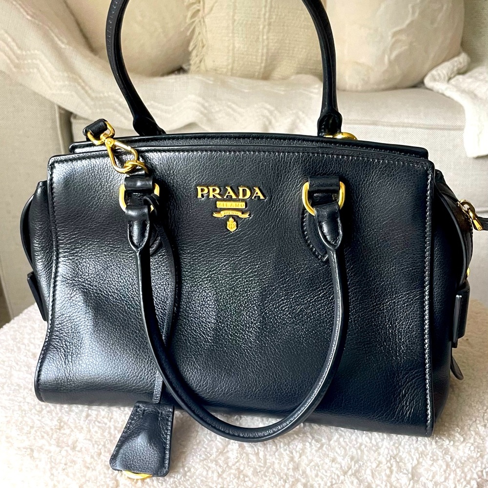 PRADA Leather Crossbody Bag